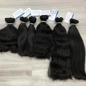 Haute qualité double dessiné naturel ondulé trame vietnam cheveux humains brut vietnamien cheveux ondulés faisceau - Product Image 1