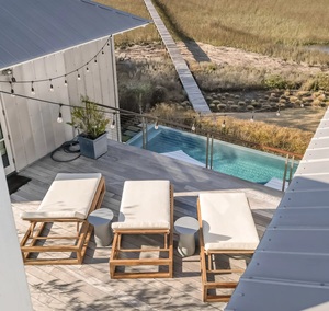 Chaise longue de style moderne en bois de teck massif pour l'extérieur Dossier réglable pour la piscine, le jardin ou les meubles d'hôtel - Product Image 5