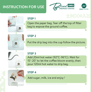 หยดถุงผสมกาแฟอาราบิก้าและโรบัสต้า-กาแฟบด-100GR/กล่อง-OEM/ODM - Product Image 6