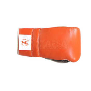 Gants de boxe adultes en cuir de haute qualité pour Fitness & MMA fabriqués en usine avec une caractéristique de poignet lacée confortable - Product Image 2