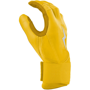 Premium amarillo y marrón con agarre fuerte puño largo cuero diseño único guante de bateo de béisbol - Product Image 3