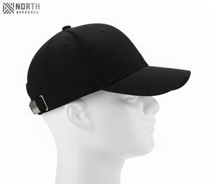 หมวกสแนปแบ็กผ้าฝ้ายทอลายทแยงสีแดง5แผงสำหรับผู้ชายและผู้หญิงปรับแต่งได้ - Product Image 3