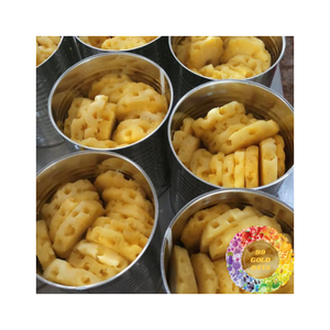 แหวนสับปะรดสีทองสามารถทำให้รสชาติหวานฉ่ำสดสีเหลืองธรรมชาติเหมาะสำหรับการทำขนมหวานและบริการอาหาร - Product Image 2