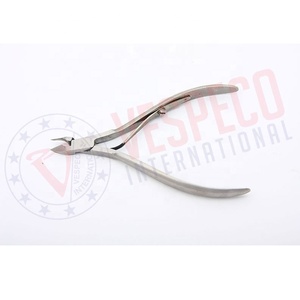 VESPECO VI-1502 Pince à cuticules et coupe-ongles professionnels en acier inoxydable avec dissolvant pour usage en salon - Nouveau design - Product Image 2