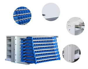 19 inch 96/144 cổng sợi quang vá Bảng điều khiển ffth ODF đơn vị trong nhà hộp sợi quang phân phối khung - Product Image 6