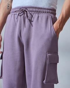 Pantalon de jogging de sport taille moyenne décontracté pour hommes Pantalon de survêtement ample en molleton avec cordon de serrage et logo personnalisables - Product Image 6