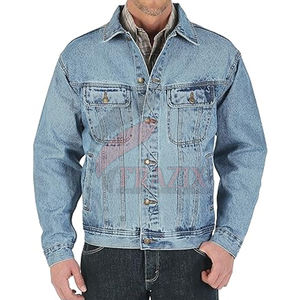 Marque distributeur Veste jeans respirante pour homme Utilisation en extérieur Vestes jeans confortables au meilleur prix - Product Image 1