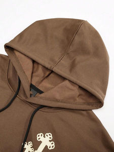 Survêtements évasés confortables de qualité supérieure pour hommes derniers modèles décontractés pour le printemps ensemble évasé chaud et lourd de grande taille - Product Image 3