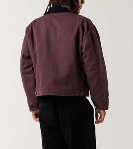 Chaqueta de Trabajo de Lona Resistente de Algodón Tejido, Servicio OEM, Color Personalizado, Transpirable y Resistente al Viento - Product Image 6