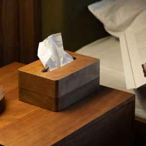 Servilletero de Madera Personalizable, Caja de Pañuelos de Resina Duradera para Comedor/Cocina, Estilo Ángel - Product Image 2