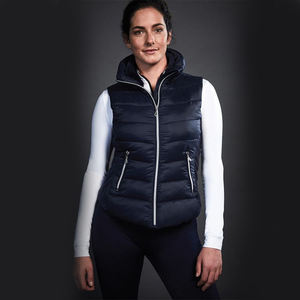 Puffer Vest Custom Apparel Manufacturer Winter Style Quilted Padded Waistcoat Hot Design Branded Polo <b>Gilets</b> <b>Women</b> Puffer Vests - Product Image 2