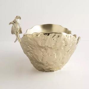 Bol élégant oiseau pour ustensiles de cuisine décor de table à manger Dates Fruits secs servir maison hôtel accent Design bols texturés finis - Product Image 4