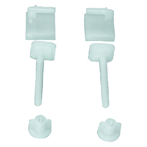 Soporte de fijación para asiento de inodoro, 2 piezas, código 405710 - Product Image 1