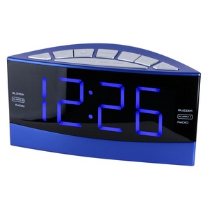CR-420 thiết kế hiện đại 1.8 \ "LED hiển thị đồng hồ báo thức bàn đồng hồ bảng AM/FM Đài phát thanh tùy chọn âm thanh tự nhiên tùy chọn nhựa điện tử - Product Image 5