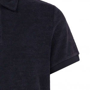 Logo personnalisé plaine 100% coton de haute qualité vierge éponge velours Polo pour hommes chemises unisexe Logo personnalisé hommes Polo Shirt - Product Image 4