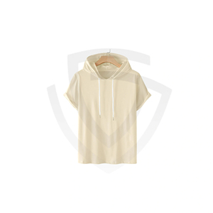 Débardeurs à capuche d'hiver pour hommes 100 % coton respirant avec fermeture éclair, pour la gym et l'entraînement, avec poche, sans manches, personnalisables - Product Image 1