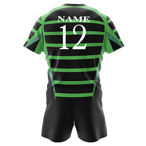 2025 personnalisé unisexe professionnel Rugby uniforme nouveau Design Oem Sublimation maillot et ensembles courts respirant et confortable - Product Image 2