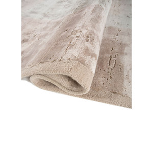 Alfombra Rectangular UnfoldBy Kavi Modern Ivory de Lana y Seda de Bambú Anudada a Mano, Modelo Esk-330(3D), 10 mm, para Sala de Estar y Dormitorio - Product Image 2