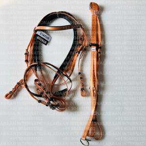 Brida de Carreras de PVC Premium Ligera y Duradera con Martingala Desmontable, Impermeable y de Fácil Cuidado para Caballos - Product Image 1