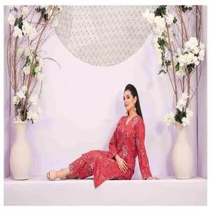 Trajes informales indios y pakistaníes, trajes de 2 piezas de alta calidad, los más vendidos, ropa de lino, estampado digital, marca Salwar y kameez - Product Image 3