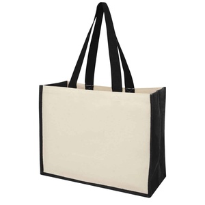Sacs à provisions en toile de jute 100% personnalisables Textiles imprimés de haute qualité et produit en cuir - Product Image 6