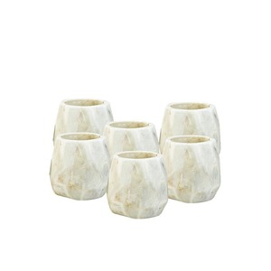 Candelabros de piedra de mármol hechos a mano VOTIVE, pieza decorativa para hogares, centros de mesa de boda, estilo de mesa - Product Image 4