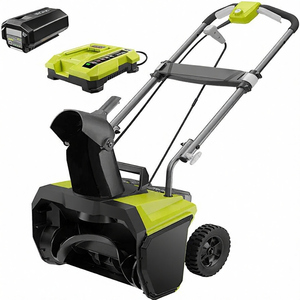 20 pulgadas Soplador de Nieve Eléctrico Inalámbrico de 40 Voltios con Batería de 5.0 Ah y Cargador Incluidos - Product Image 1