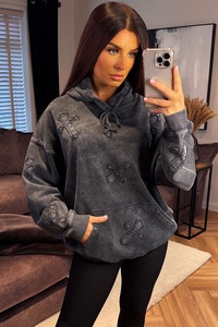Sudadera Corta Personalizada de Felpa Francesa para Mujer, Manga Larga, Transpirable, Ajustada, Informal, Estilo Urbano, Top para Dama - Product Image 6