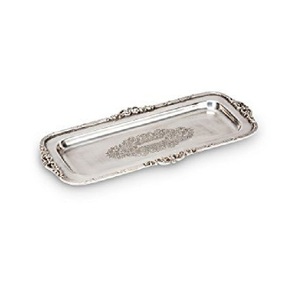 Nueva Venta de bandeja de servicio de Metal de acero inoxidable de diseño clásico para fiesta boda restaurante tamaño personalizado forma Color - Product Image 5