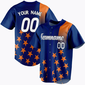 Camiseta de Béisbol de Diseño Personalizado, Sublimación, Impresión Digital, Cosida, Ropa Deportiva Transpirable, Suministro de Fábrica OEM - Product Image 3