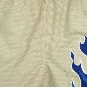 กางเกงขาสั้นออกกำลังกายลายตาข่ายสำหรับผู้ชายกางเกงขาสั้นสไตล์ไฮสตรีทออกแบบโลโก้ได้ตามต้องการ - Product Image 4