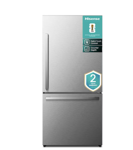 Refrigerador con Congelador Inferior de 17.2 Pies Cúbicos, Resistente a Huellas Dactilares, de 32 Pulgadas de Ancho, para Uso Doméstico y en Autocaravanas, de Aluminio - Product Image 2