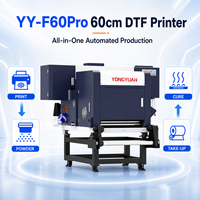 Imprimante DTF tout-en-un YY-F60Pro 60 cm avec double tête Epson I3200-A1 et sécheur à poudre automatique pour l'impression textile