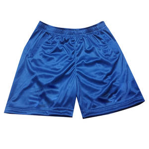 Pantalones cortos de gimnasio de algodón con logotipo personalizado, ropa de trabajo informal de cintura media transpirable de secado rápido, malla para correr con patrón sólido sublimado - Product Image 4