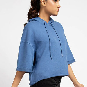 Sudadera con capucha de lana de invierno pesada para mujer, logotipo personalizado, venta al por mayor, Sudadera con capucha Lisa gruesa con estampado personalizado, sudaderas con capucha para mujer - Product Image 2