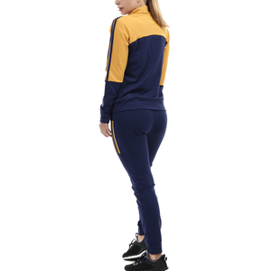 Vente en gros 65% coton 35% polyester coupe ajustée pour femmes été Jogging vêtements de sport respirant séchage rapide écologique motif solide - Product Image 3