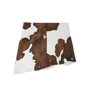 Jupe en cuir de vachette Design personnalisable High Street Jupe en cuir de vachette tendance de qualité supérieure - Product Image 1