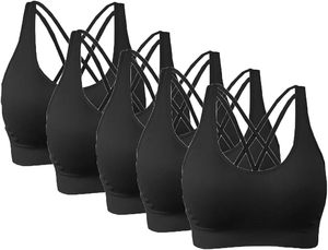 Nuevo Diseño de Sujetador Deportivo de Yoga para Mujer, Secado Rápido, Transpirable, Resistente al Viento, Alto Soporte, Logotipo Frontal Personalizable, Tallas y Colores, Talla Grande - Product Image 5