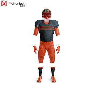 Mejor Nuevo Diseño Personalizado Uniformes de Fútbol Americano Conjunto Transpirable Jersey Pantalones Cortos Adultos Jóvenes Fútbol Americano Jersey Precio - Product Image 5