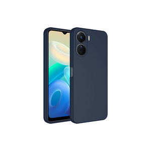 Funda Protectora de Silicona Líquida Premium ASMA Mara Edition para Vivo Y16 Azul Marino, Estilos Ins, Fundas Traseras para Promax 14 Plus - Product Image 1