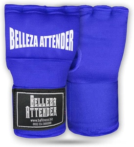 Guantes de boxeo con Logo personalizado, envolturas de mano para los perezosos, con Correa, de punto, algodón elástico - Product Image 3
