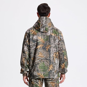 Sweat à capuche de chasse en molleton mélangé de coton, séchage rapide, manches longues, surdimensionné, sportif, camping, forêt, aventure, randonnée - Product Image 4