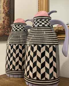 Tetera de nácar árabe de lujo, tetera elegante con incrustaciones de concha para servir té y café - Product Image 6