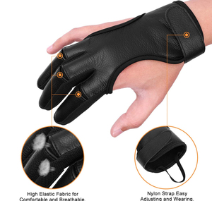 Gants de tir à l'arc personnalisés, couleur et design personnalisés, gants durables pour la pratique du tir à l'arc sur cible et l'archerie traditionnelle - Product Image 2