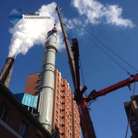 Fabricant de Cheminées Industrielles Personnalisées en Acier Inoxydable Q355B/Duplex 2205 avec Revêtement Anti-Corrosion et Conception Modulaire pour