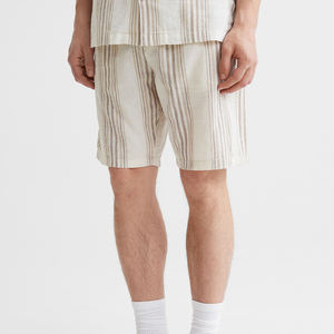 Vente en gros, Offre Spéciale poches réfléchissantes à fermeture éclair au-dessus du genou, matériau extensible en Nylon pour hommes, vêtements de Sport, Shorts décontractés pour hommes - Product Image 3