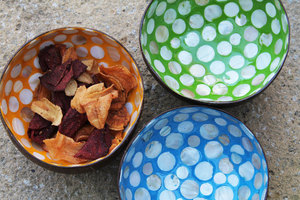 ชามไม้ทรงกลมทำจากไม้ความจุมากชามสลัดและขนมขบเคี้ยวดีไซน์เคลือบเงาสำหรับใช้ในบ้านเป็นมิตรกับสิ่งแวดล้อมทำด้วยมือ - Product Image 3