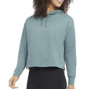 Sudadera con capucha recortada de algodón para mujer, diseño OEM, Jersey más vendido, sudadera de talla grande, Top corto de invierno con capucha, venta al por mayor, personalizable - Product Image 4