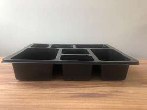 ที่มีคุณภาพสูงขายร้อนที่แข็งแกร่งทิ้ง7แบ่งฟิล์ม-Coverable PP กล่องบรรจุภัณฑ์พลาสติกสดและแช่แข็งอาหารปิดผนึกถาด - Product Image 4