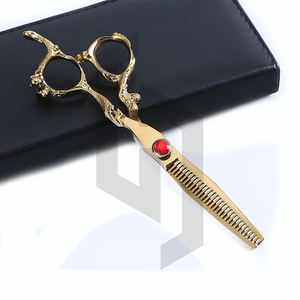 Ciseaux de coiffure professionnels, nouveau ensemble de ciseaux pour salons de coiffure amincissants, 5 pièces - Product Image 3